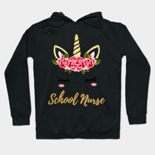 just for school nurae school nurse unicorn Hoodie